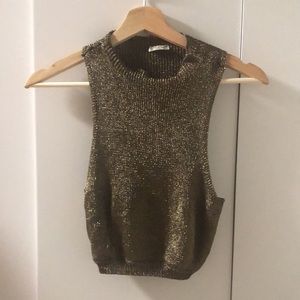 Free People Kimmi Shine Crop Top